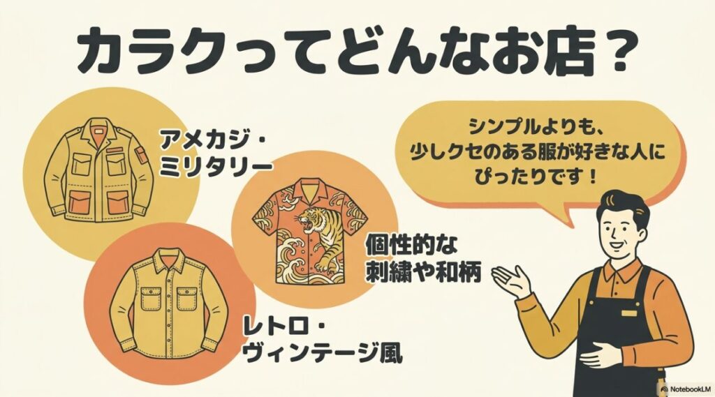 アメカジやミリタリー系など少しクセのある服の魅力