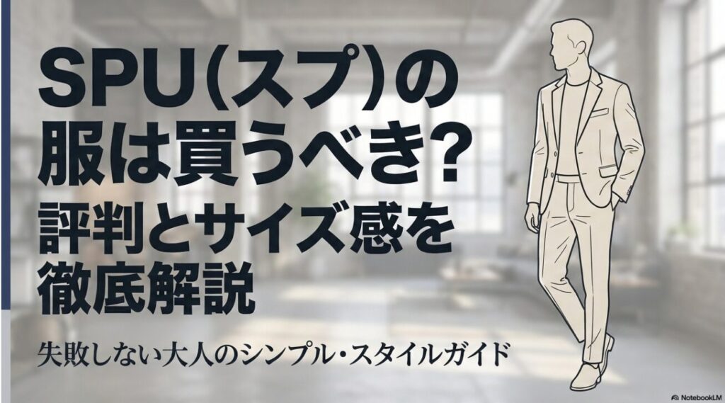 失敗しない大人のシンプル服選びを徹底解説した表紙