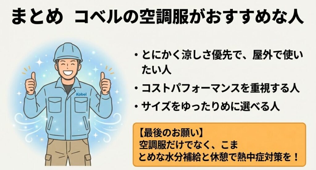 涼しさ優先の人やコスパ重視の人など、おすすめな人の特徴と熱中症対策への願い
