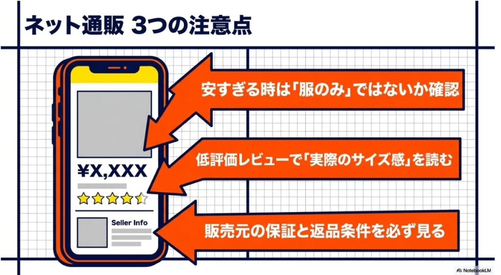 販売元の信頼性や実際のサイズ感をレビューで見極めるコツ