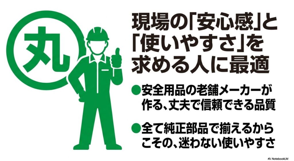 老舗メーカーならではの信頼性と使いやすさ