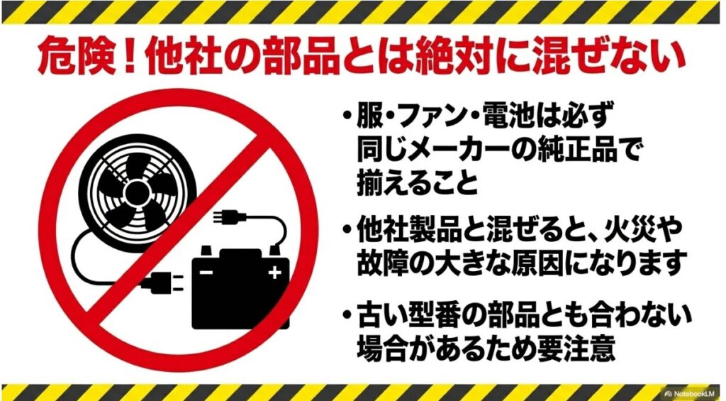純正部品を使用することの重要性と事故リスクの回避