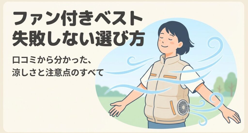 ワークマンのファン付きベストの選び方と口コミから分かった注意点のまとめ