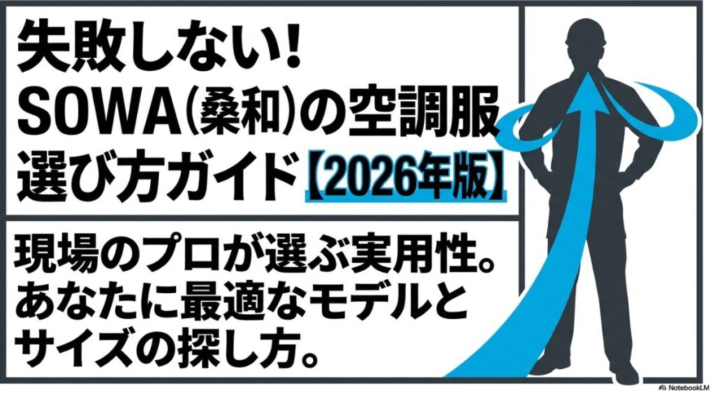 現場のプロが推奨するSOWA空調服の最適なモデルとサイズの探し方