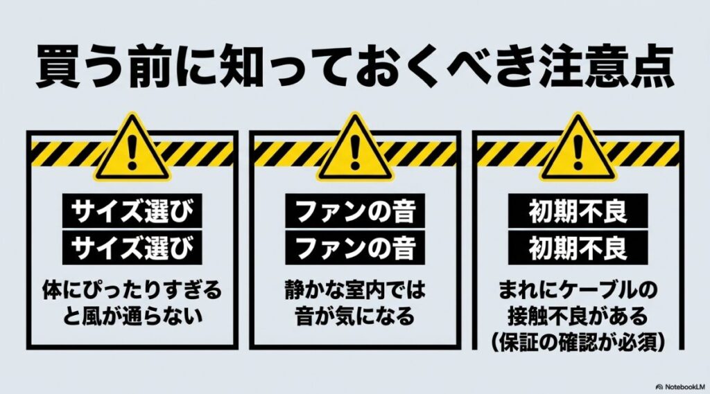 サイズ選びやファンの音など空調服購入時のよくある失敗ポイント
