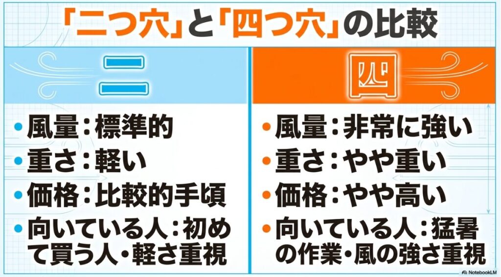 重量や風量から見る最適なモデルの選び方