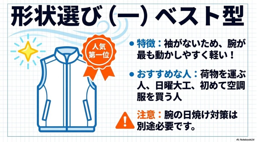 DIYや農作業に最適な袖なしワークウェア