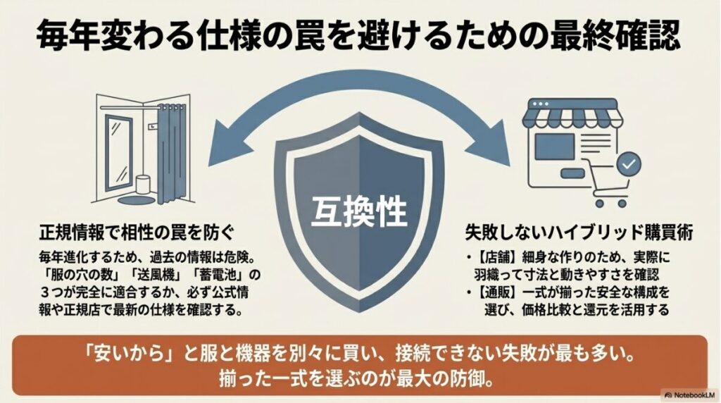 機器の互換性チェックと実店舗および通販を活用した賢い買い方