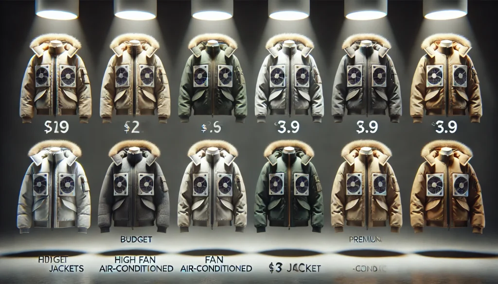 ハイバック 空調服 モデルごとの詳しい価格帯