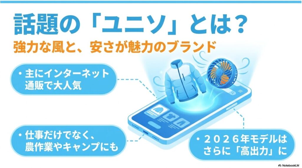話題を集めているユニソの主な特徴とコストパフォーマンス