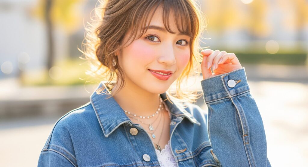 【レディース】可愛く見せるスタイリング