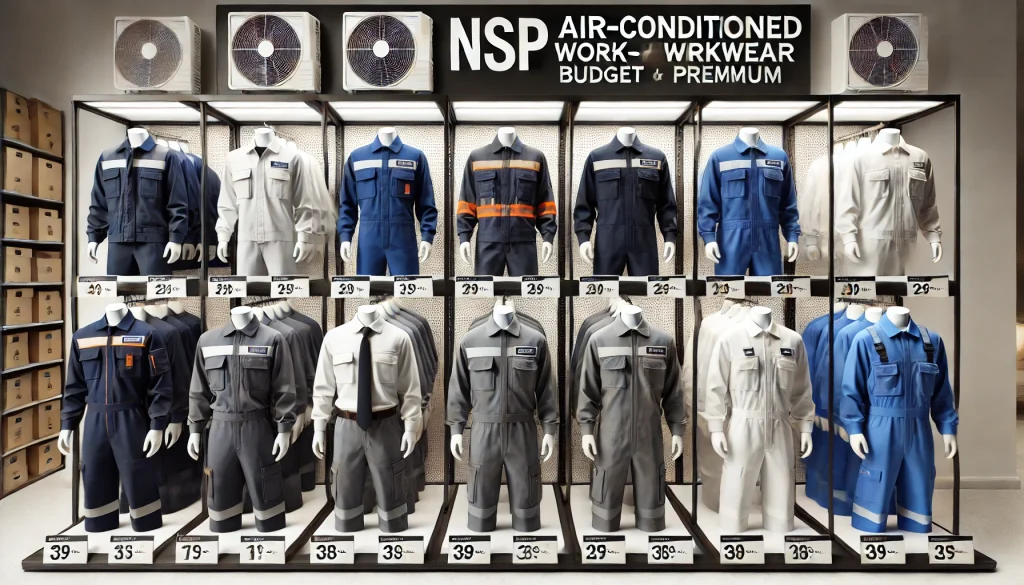 NSP 空調服 主な価格帯