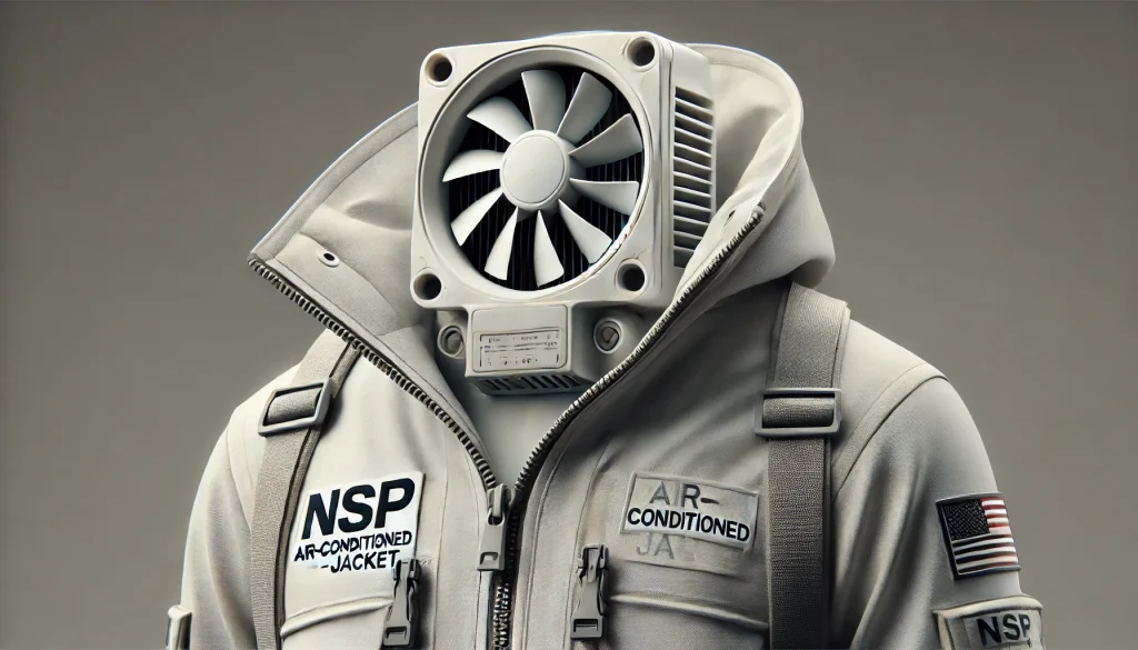 NSP 空調服 涼しさを追求した上部ファンが人気