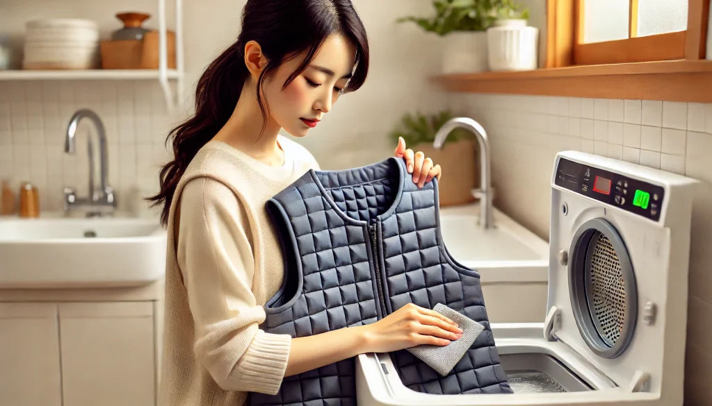 ダンロップ 電熱ベスト 洗濯はできる？お手入れ方法