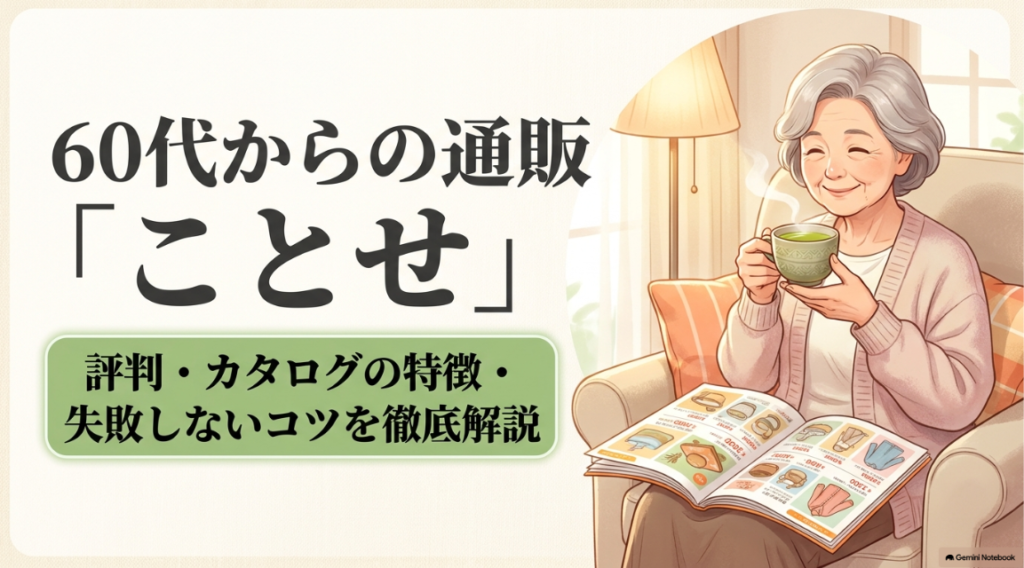 ことせ通販の安心感と選びやすさを解説したアイキャッチ