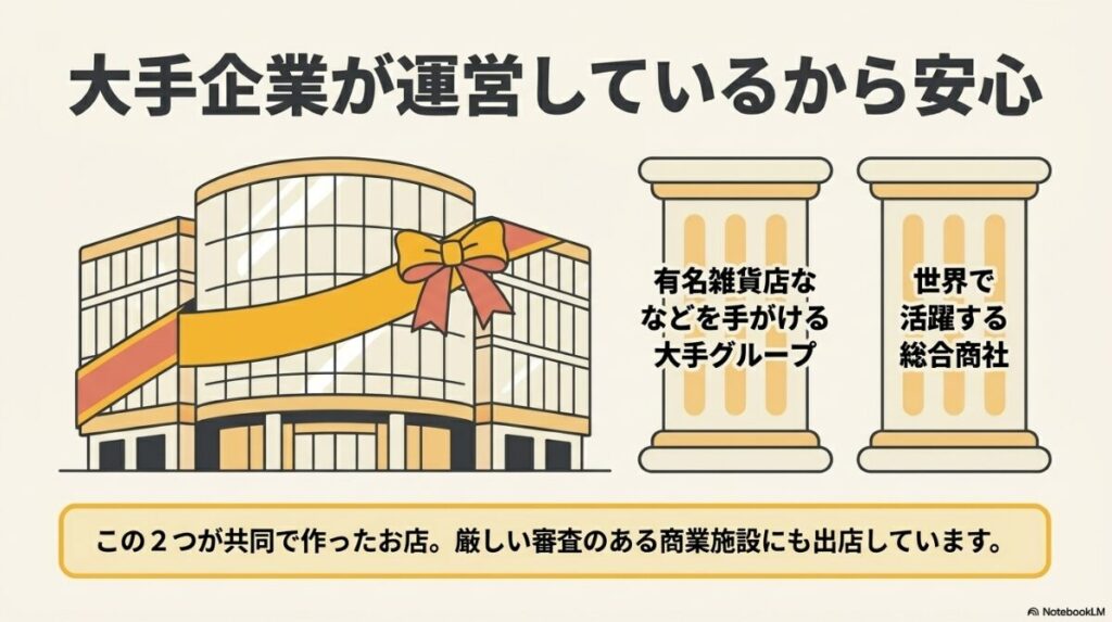 厳しい審査を通過したパルグループと双日による店舗展開
