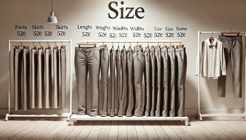 GRL サイズ感で失敗するボトムス