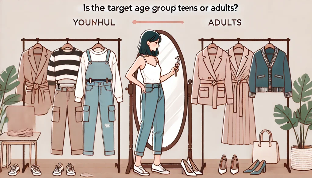 Sibra 服 ターゲット年齢層は10代か大人か