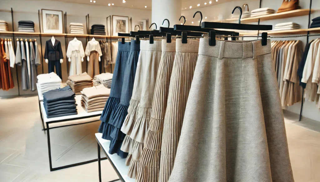 nairo ボトムス・スカートに見るシワ防止と形態安定性