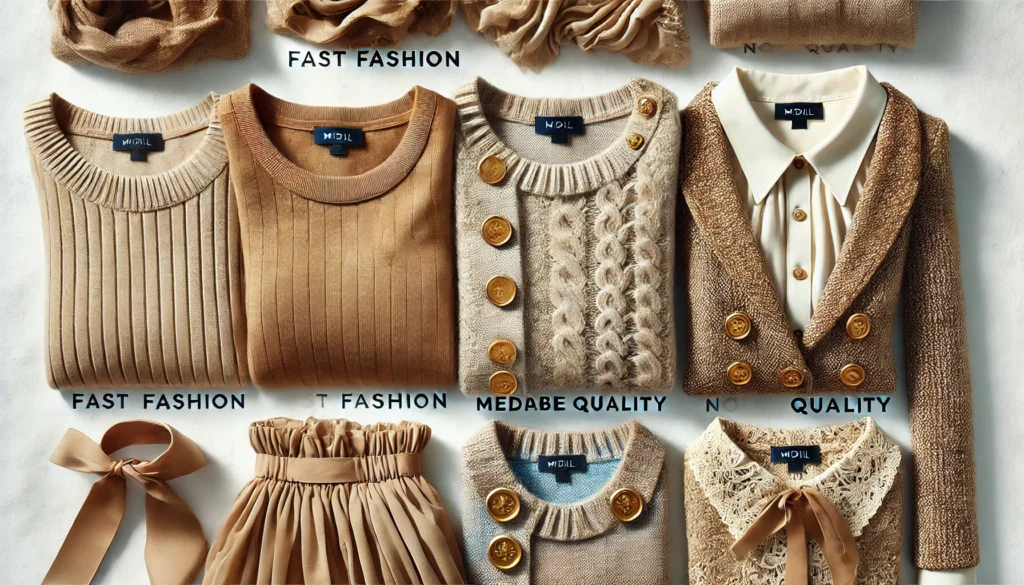 シェリエ 服 似てるブランドと差別化する質