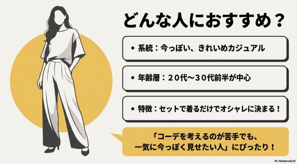 イアムは20代から30代前半向けのきれいめカジュアルでおすすめ