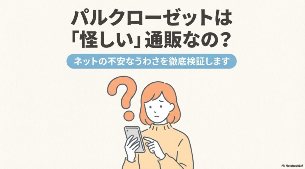 パルクローゼットは怪しい通販かネットの噂を徹底検証するタイトル画像