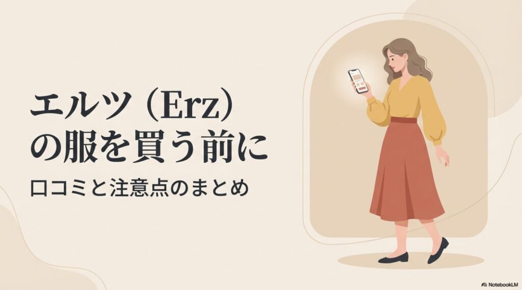 Erzの服を買う前に確認したい口コミと注意点のまとめ