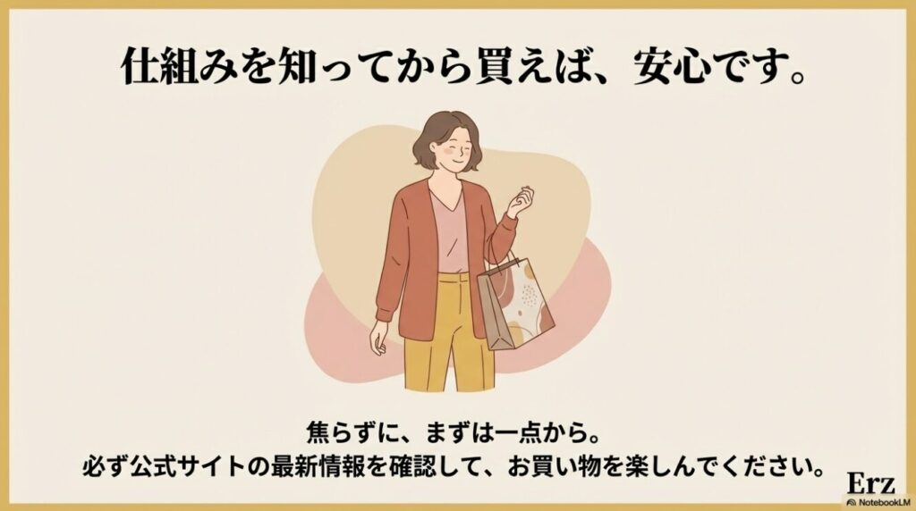 公式サイトの最新情報を確認して買い物を楽しむ提案