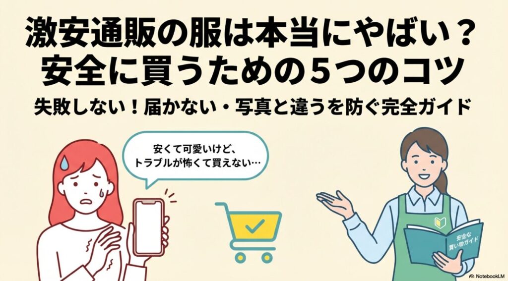 Qoo10の服は本当にやばいのか安全に買うための5つのコツを解説するガイド画像