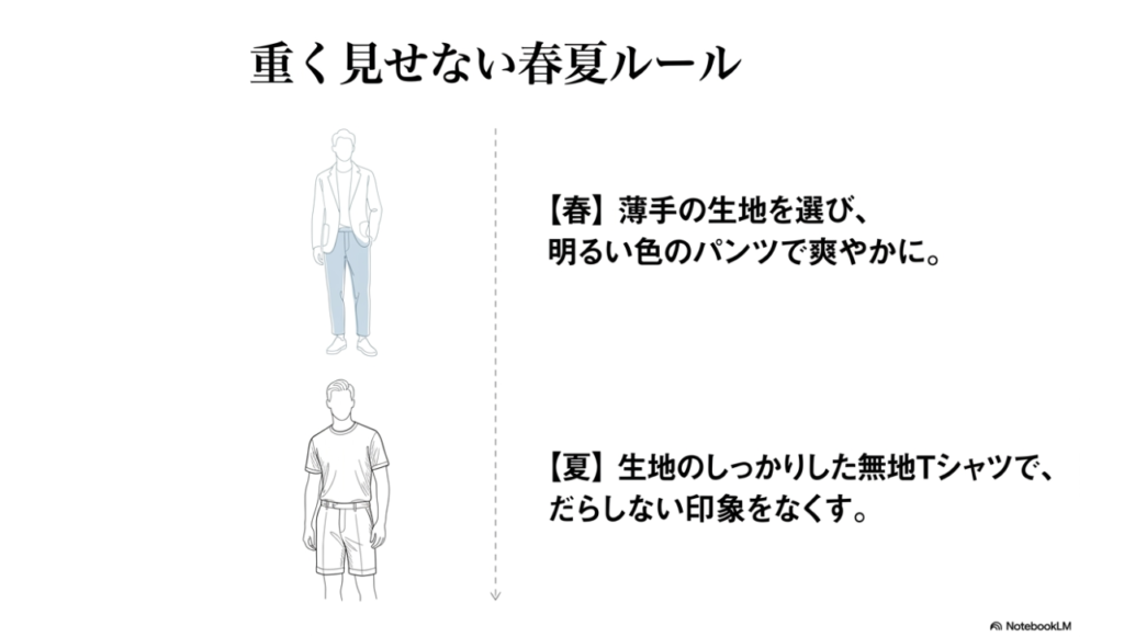 Tシャツと短パン姿の男性イラスト