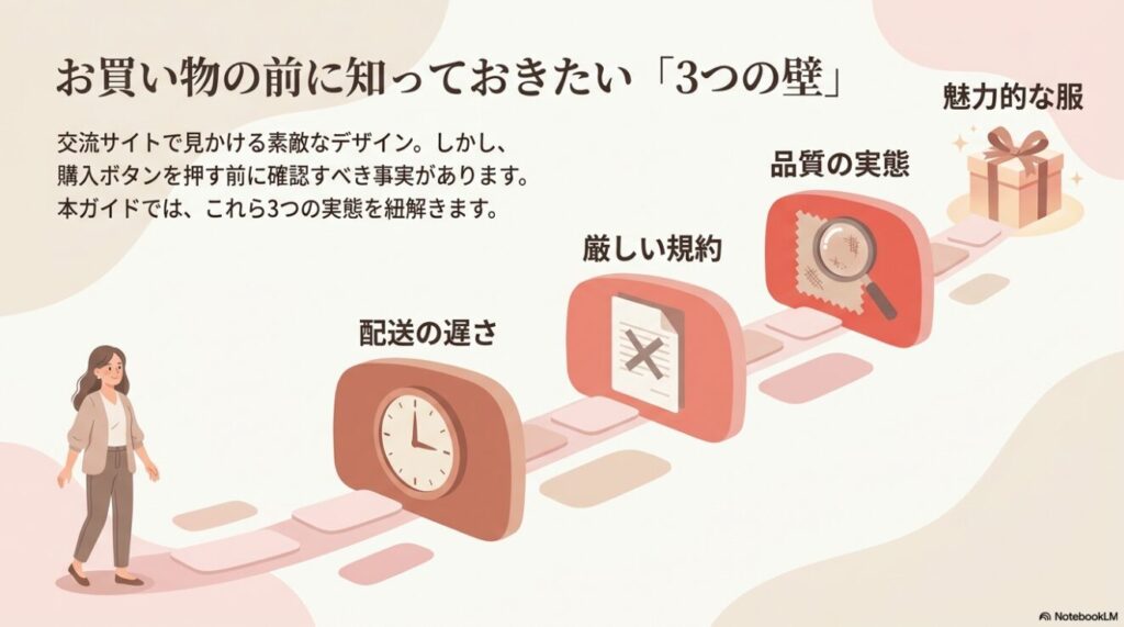 リュミエで購入する前に知っておきたい品質と規約と配送に関する3つの壁