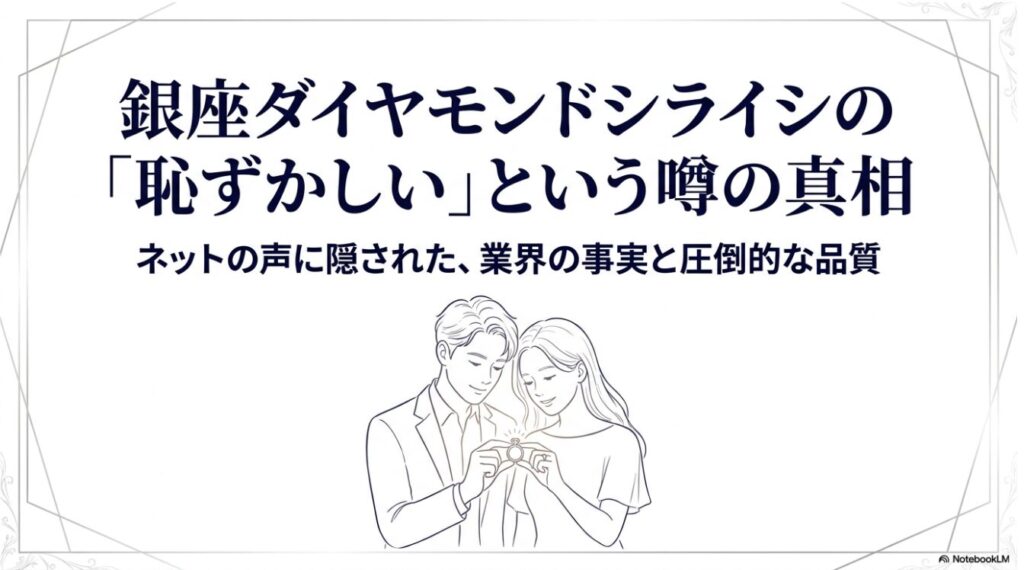 笑顔で見つめ合うカップルと輝く婚約指輪のイラスト