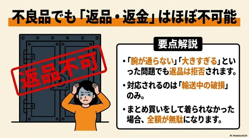 輸送中の破損以外は対応してもらえないサポートの現実