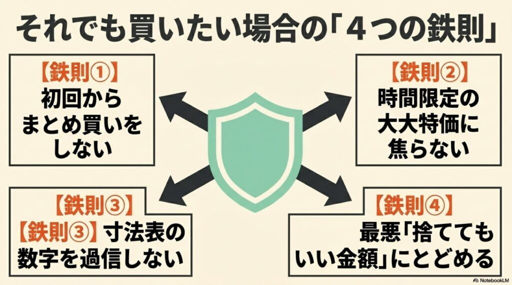 リスクを減らして買い物をするための必須条件