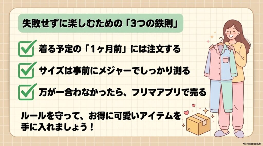 ルールを守って安全に可愛いアイテムを買う方法