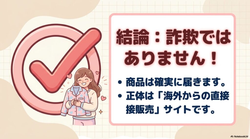 商品が確実に届く海外通販サイトの正体