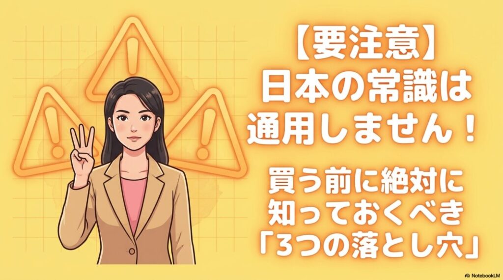 日本の通販の常識が通用しない落とし穴