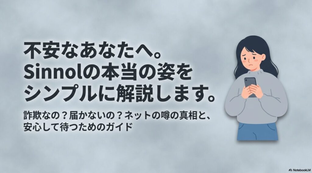 ネット通販Sinnolの口コミや届かない不安に対する解説画像