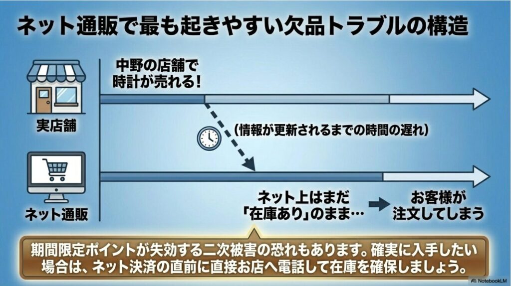 実店舗とオンラインの在庫連動の遅れを解説