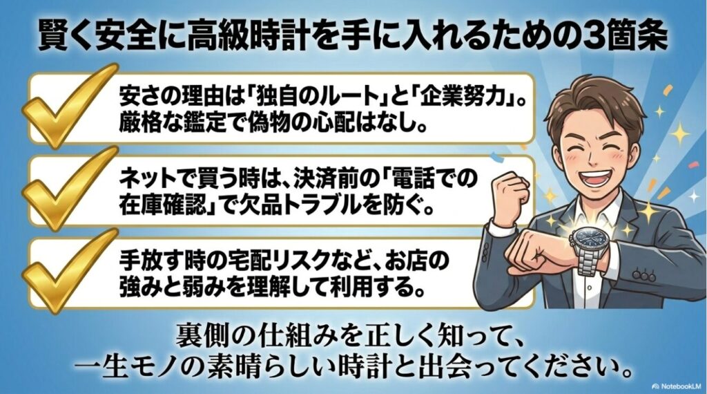 安全に購入するためのまとめチェックリスト