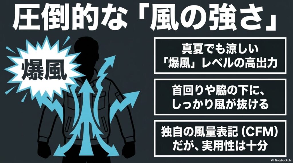 夏の暑さを和らげる圧倒的な風の強さと涼しさ