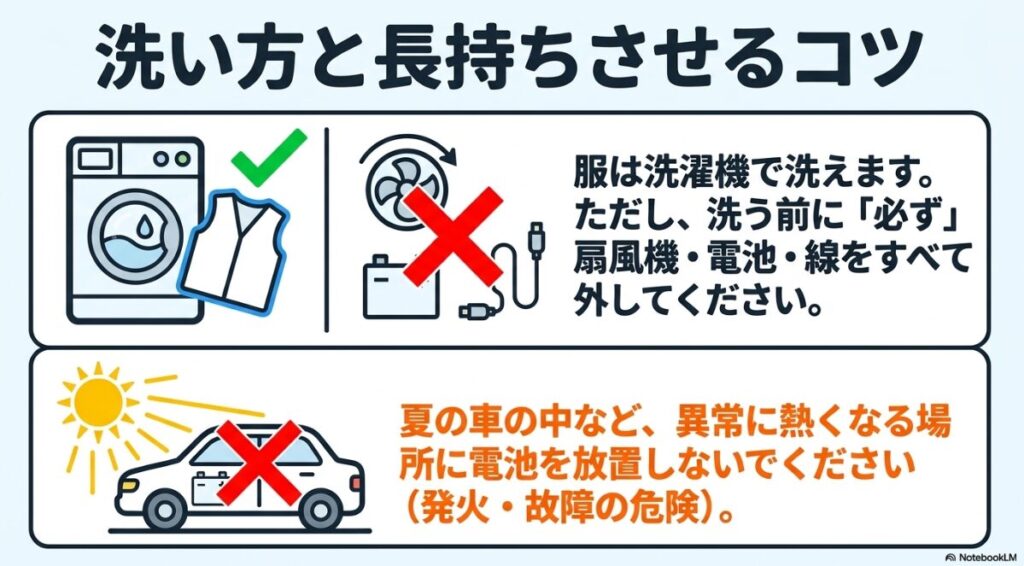 電装部品を外す手順と高温環境での放置防止