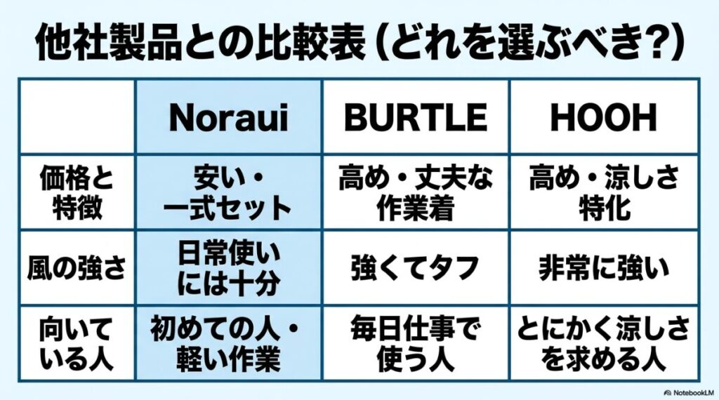 用途や目的に合わせた適切なブランド選びの目安