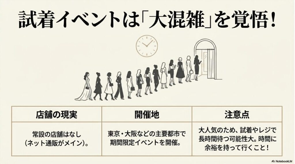 期間限定店舗での長時間待ちと参加時の注意点