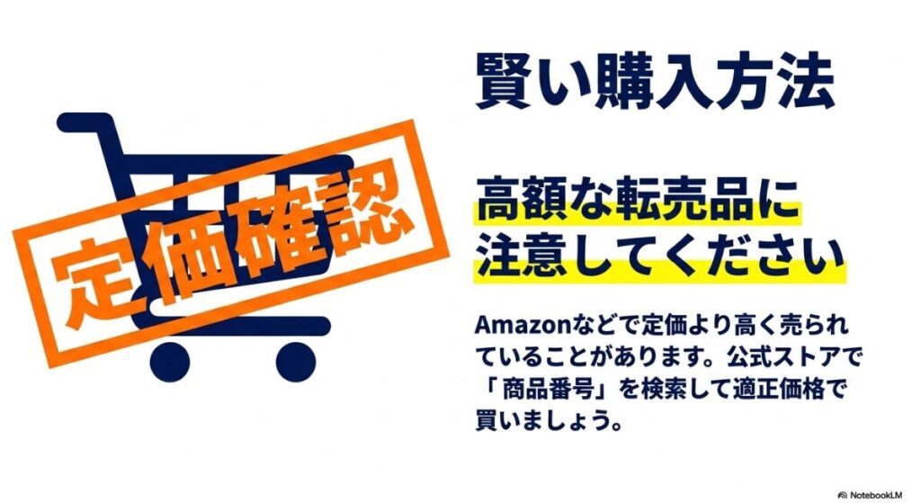 公式ストアの商品番号検索を活用した賢い購入方法