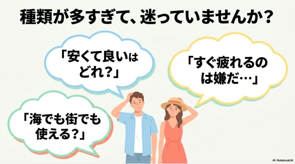 用途と歩きやすさを重視した選択基準