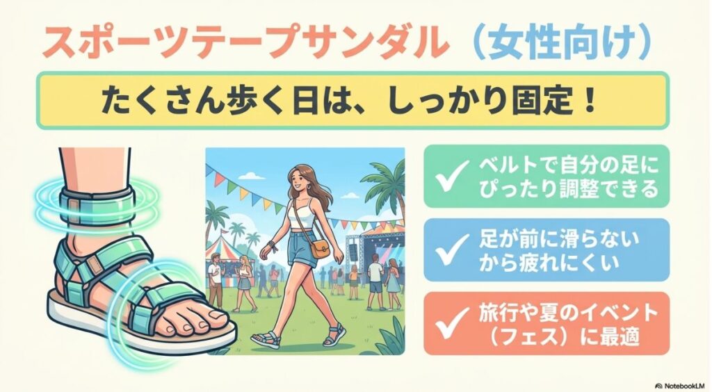 旅行やイベントで長時間歩くための最適モデル