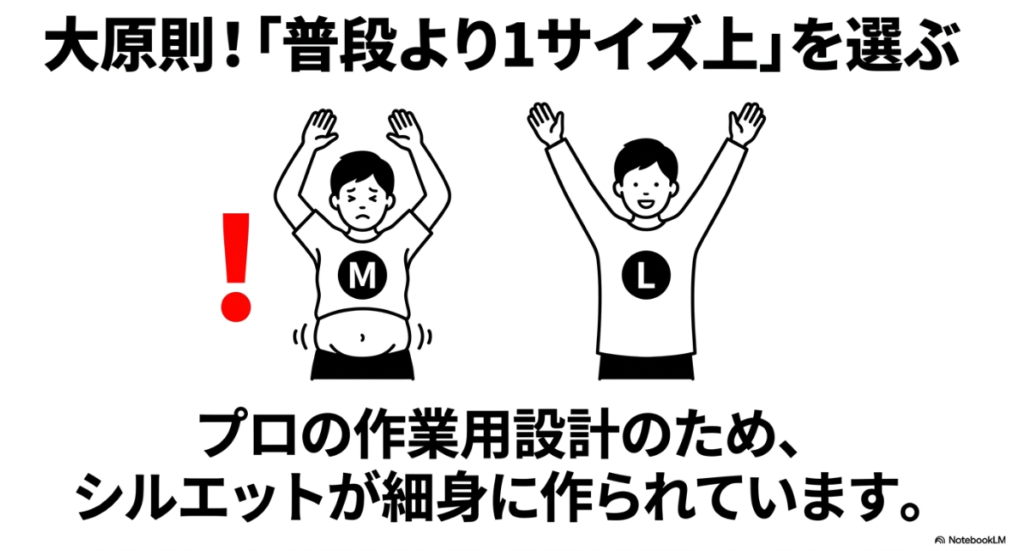プロ仕様の型紙で作られた服を選ぶ際のサイズアップのコツ