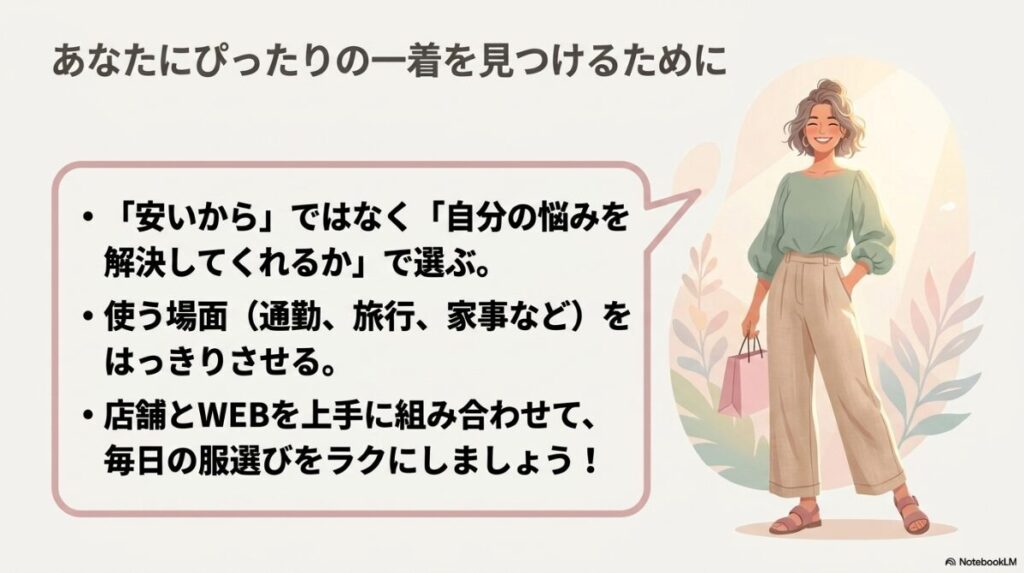 店舗とWEBをうまく組み合わせて満足度を上げる買い方