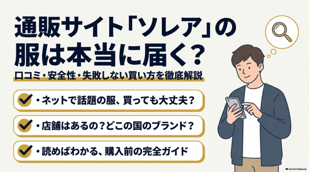 SOLEA通販の安全性と口コミを解説するアイキャッチ画像